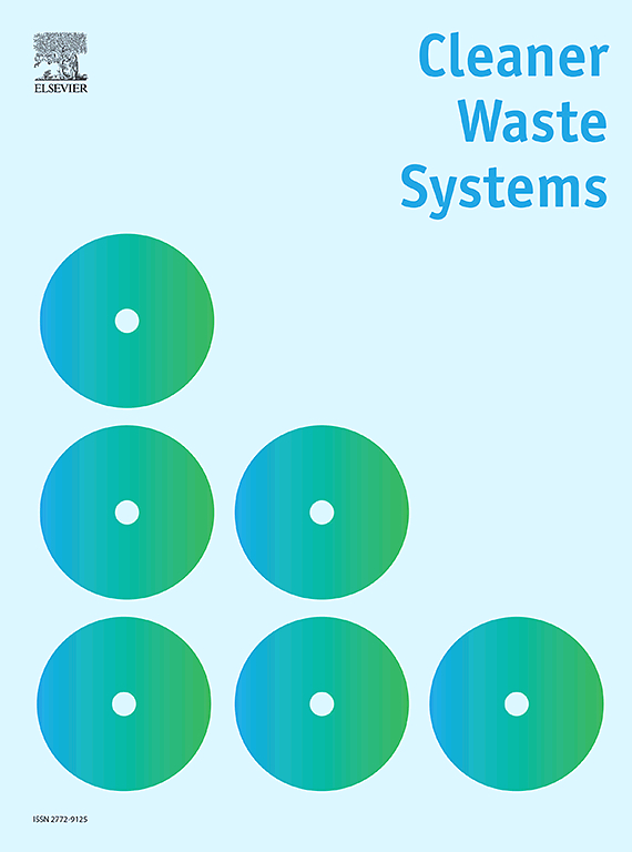Go to journal home page - Cleaner Waste Systems